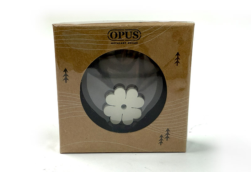 OPUS 歐式鐵藝金屬香插 -幸運草(白)